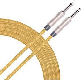 Livewire Braided Instrument Cable with Ergonomic Connectors 10 ft. Brass Note