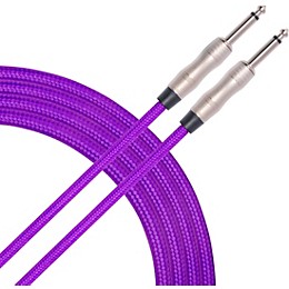Livewire Braided Instrument Cable with Ergonomic Connectors 10 ft. Plum Distortion