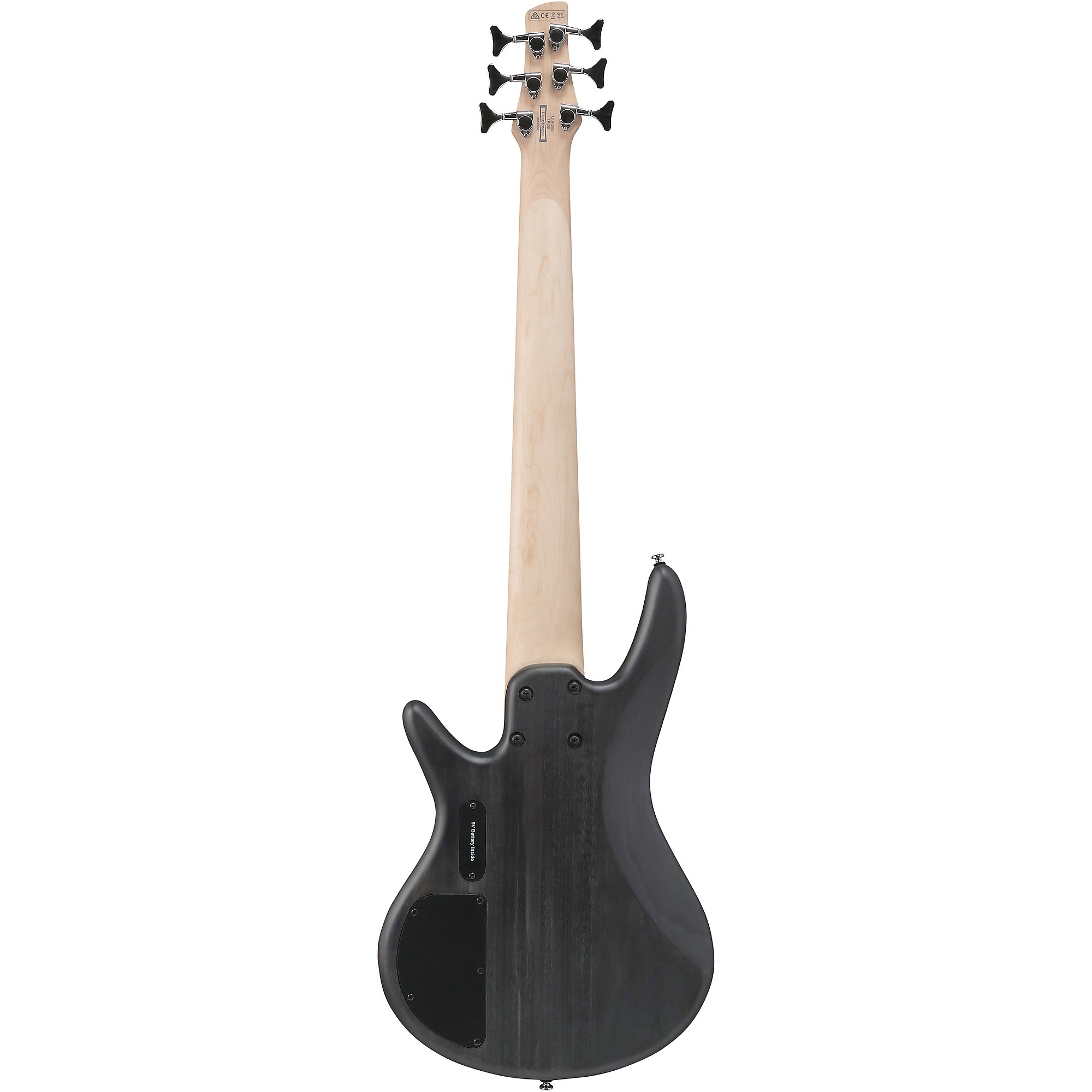 ベース GIO Ibanez Ibanez GIO GSR206 6-String Bass Guitar - Transparent Gray Flat