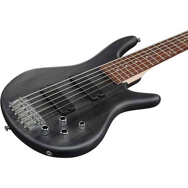 Ibanez GIO GSR206 6-String Bass Transparent Gray Flat