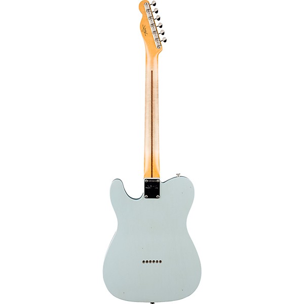 Fender Custom Shop 55 Telecaster Journeyman Relic with DLX Closet Classic Electric Guitar Super Aged Sonic Blue