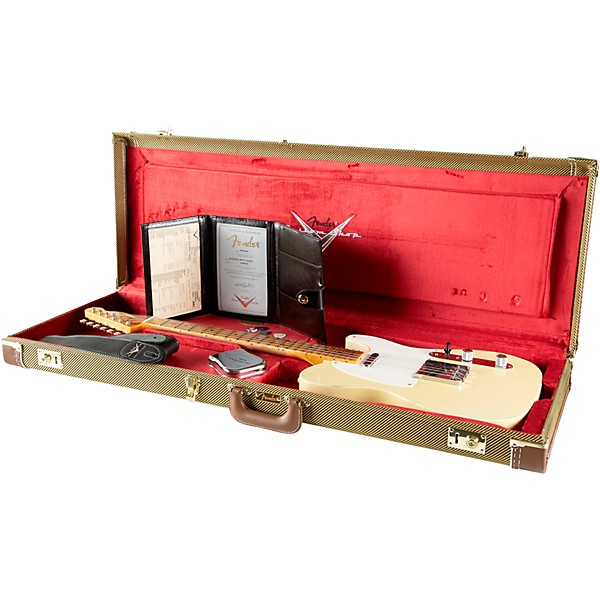 Fender Custom Shop 55 Telecaster Journeyman Relic with DLX Closet Classic Electric Guitar Super Aged '55 Desert Sand