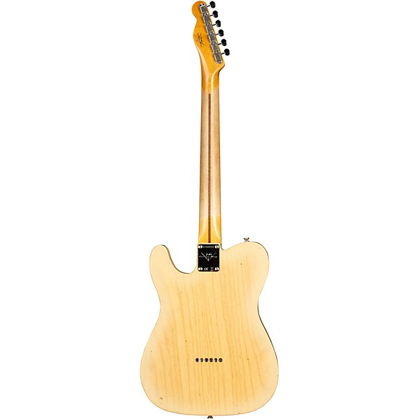 Fender Custom Shop 55 Telecaster Journeyman Relic with DLX Closet Classic Electric Guitar Super Aged Natural Blonde