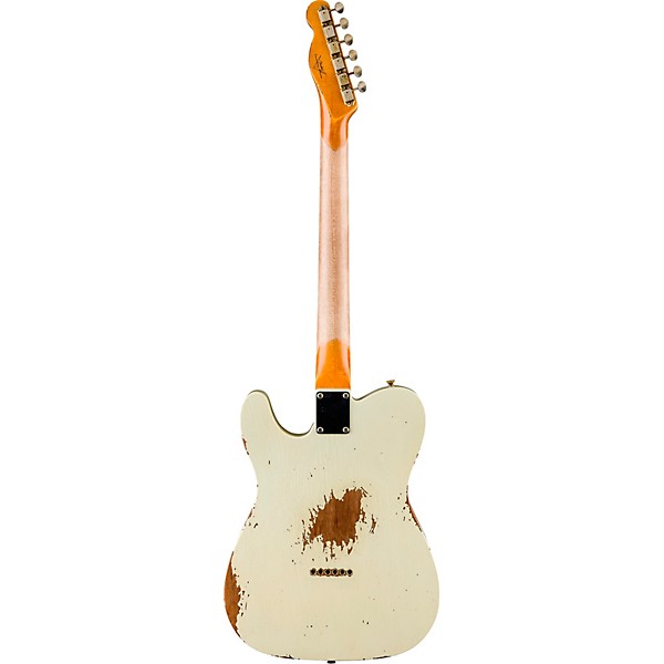 Fender Custom Shop 61 Telecaster Heavy Relic Electric Guitar Faded Aged Tomatillo Green