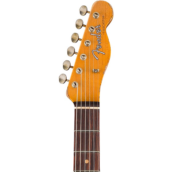 Fender Custom Shop 61 Telecaster Heavy Relic Electric Guitar Faded Aged Tomatillo Green
