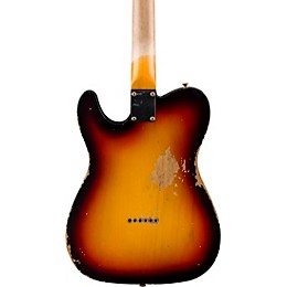 Fender Custom Shop 61 Telecaster Heavy Relic Electric Guitar Faded Aged Bleached 3-Color Sunburst