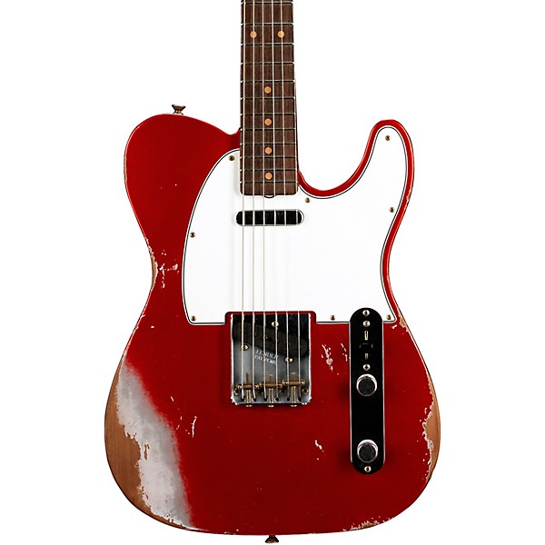 Fender Custom Shop 61 Telecaster Heavy Relic Electric Guitar Faded Aged Candy Apple Red