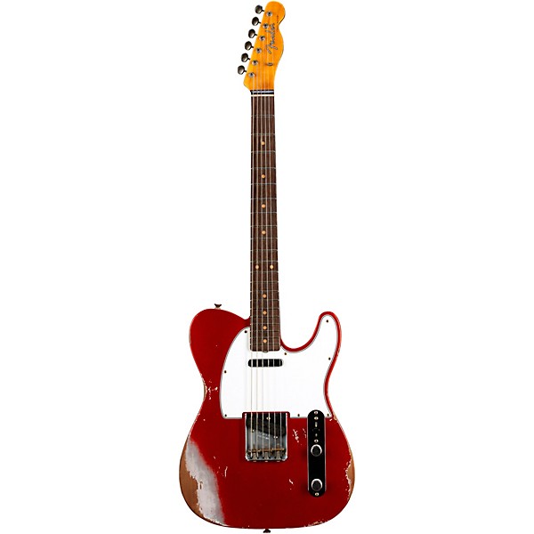 Fender Custom Shop 61 Telecaster Heavy Relic Electric Guitar Faded Aged Candy Apple Red