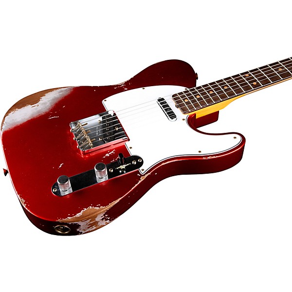 Fender Custom Shop 61 Telecaster Heavy Relic Electric Guitar Faded Aged Candy Apple Red