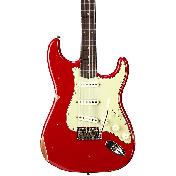 Fender Custom Shop 62 Stratocaster Relic Electric Guitar Aged Seminole Red