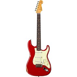 Fender Custom Shop 62 Stratocaster Relic Electric Guitar Aged Seminole Red