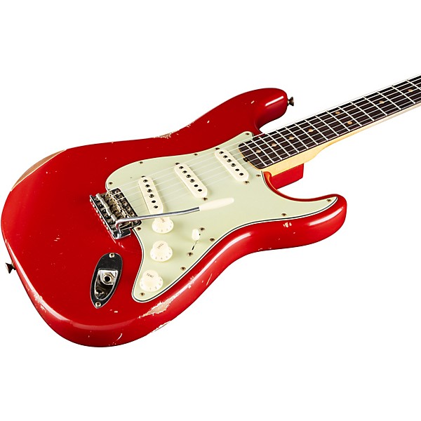 Fender Custom Shop 62 Stratocaster Relic Electric Guitar Aged Seminole Red