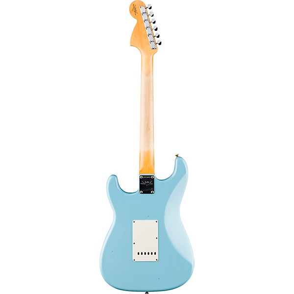 Fender Custom Shop 69 Stratocaster Journeyman Relic Electric Guitar Faded Daphne Blue