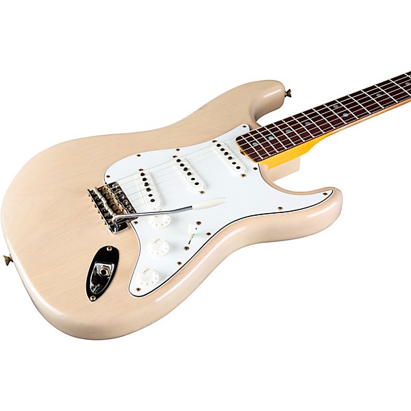 Fender Custom Shop 69 Stratocaster Journeyman Relic Electric Guitar Faded Vintage Blonde