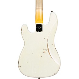 Fender Custom Shop 60 Precision Bass Relic Super Faded Aged Olympic White