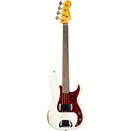Fender Custom Shop 60 Precision Bass Relic Super Faded Aged Olympic White