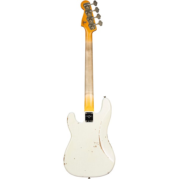 Fender Custom Shop 60 Precision Bass Relic Super Faded Aged Olympic White