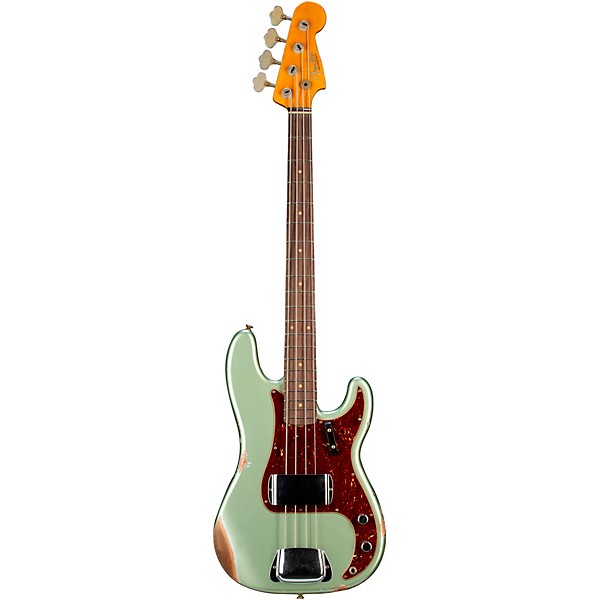 Fender Custom Shop 60 Precision Bass Relic Super Faded Aged Sage Green Metallic