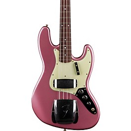 Fender Custom Shop 1965 Jazz Bass Journeyman Relic Faded Burgundy Mist Metallic