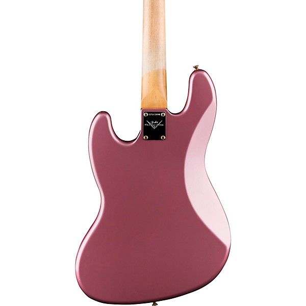 Fender Custom Shop 1965 Jazz Bass Journeyman Relic Faded Burgundy Mist Metallic