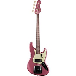 Fender Custom Shop 1965 Jazz Bass Journeyman Relic Faded Burgundy Mist Metallic