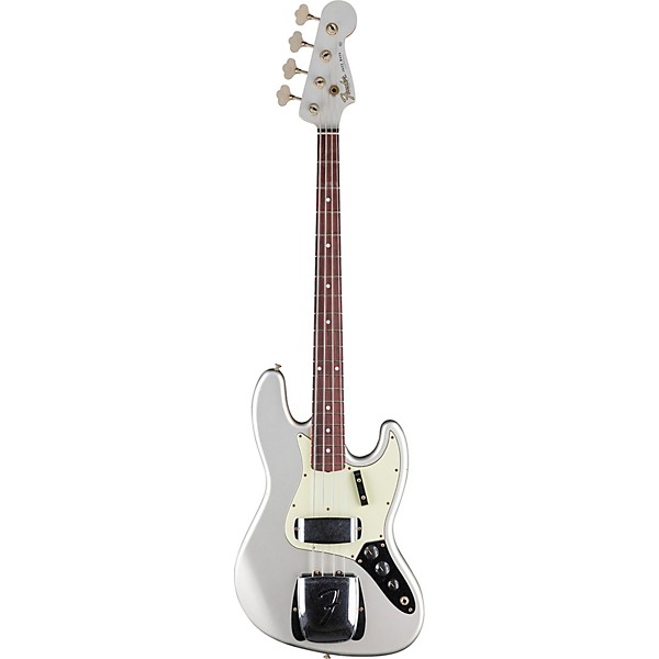 Fender Custom Shop 1965 Jazz Bass Journeyman Relic Faded Inca Silver