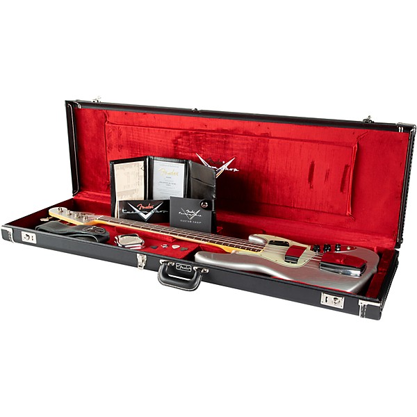 Fender Custom Shop 1965 Jazz Bass Journeyman Relic Faded Inca Silver