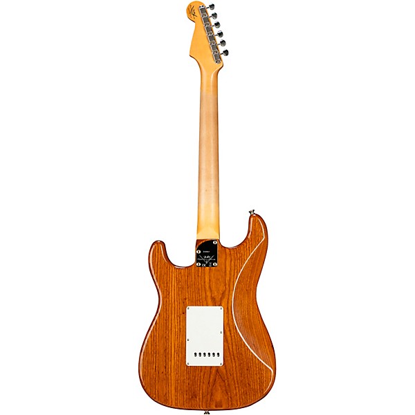 Fender Custom Shop Limited-Edition Roasted Stratocaster Journeyman Relic with DLX Closet Classic Electric Guitar Aged Natural