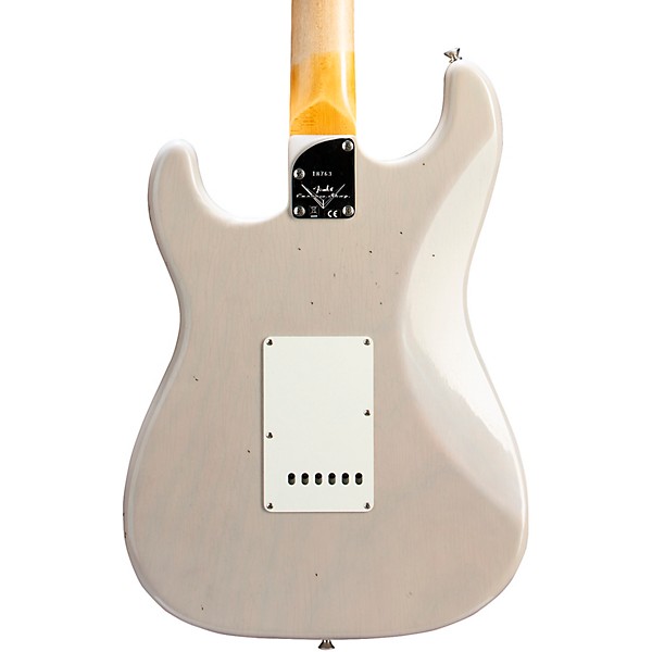 Fender Custom Shop Limited-Edition Roasted Stratocaster Journeyman Relic with DLX Closet Classic Electric Guitar Dirty Whi...