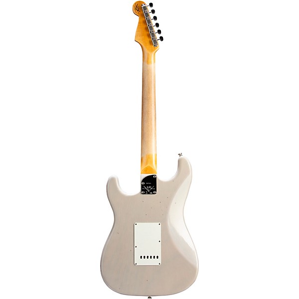 Fender Custom Shop Limited-Edition Roasted Stratocaster Journeyman Relic with DLX Closet Classic Electric Guitar Dirty Whi...