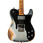 Fender Custom Shop Limited-Edition Electric Telecaster Custom Super Heavy Relic Guitar Aged Inca Silver with Aged Charcoal Frost Metallic Burst thumbnail