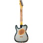 Fender Custom Shop Limited-Edition Electric Telecaster Custom Super Heavy Relic Guitar Aged Inca Silver with Aged Charcoal...