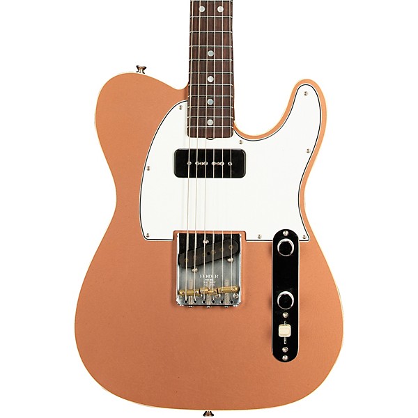 Fender Custom Shop Limited-Edition Double Custom Esquire DLX Closet Classic Electric Guitar Aged Copper