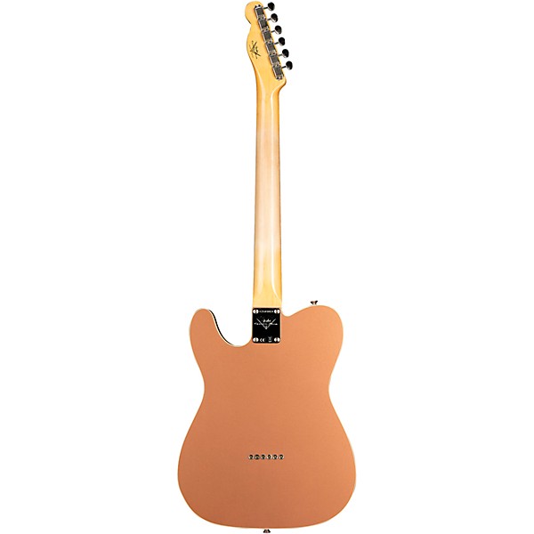 Fender Custom Shop Limited-Edition Double Custom Esquire DLX Closet Classic Electric Guitar Aged Copper