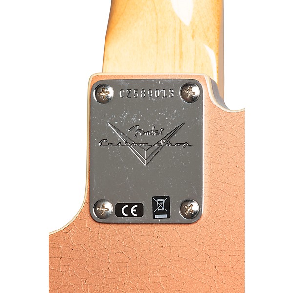 Fender Custom Shop Limited-Edition Double Custom Esquire DLX Closet Classic Electric Guitar Aged Copper