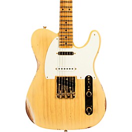 Fender Custom Shop Limited-Edition Hotshot Telecaster Relic Electric Guitar Aged Nocaster Blonde
