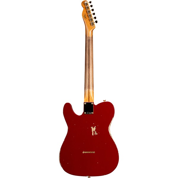 Fender Custom Shop Limited-Edition Hotshot Telecaster Relic Electric Guitar Aged Cimarron Red