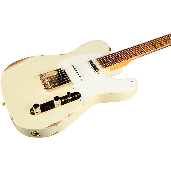 Fender Custom Shop Limited-Edition Hotshot Telecaster Relic Electric Guitar Aged Tomatillo Green