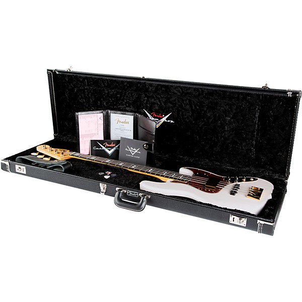 Fender Custom Shop American Custom Jazz Bass NOS Ebony Fingerboard White Blonde
