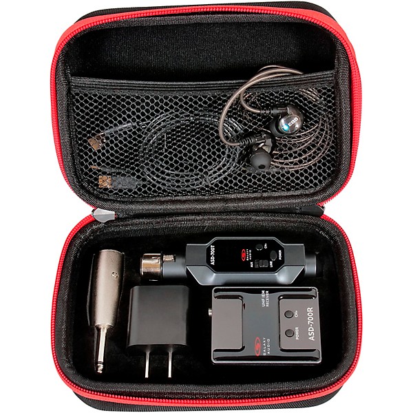 Galaxy Audio ASD-700-2 Digital 15 Channel UHF Plug & Play Wireless In-Ear Monitor Twin Pack System with EB5 Earbuds Freque...