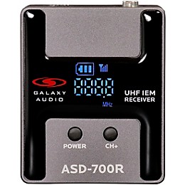 Galaxy Audio ASD-700R Digital UHF IEM Receiver Frequency CODE B6 571-585 MHz
