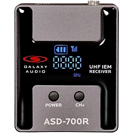 Galaxy Audio ASD-700R Digital UHF IEM Receiver Frequency CODE B6 571-585 MHz
