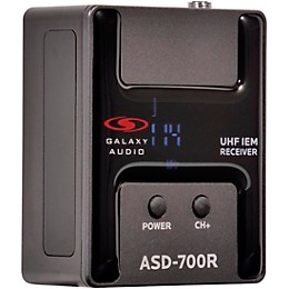 Galaxy Audio ASD-700R Digital UHF IEM Receiver Frequency CODE B6 571-585 MHz