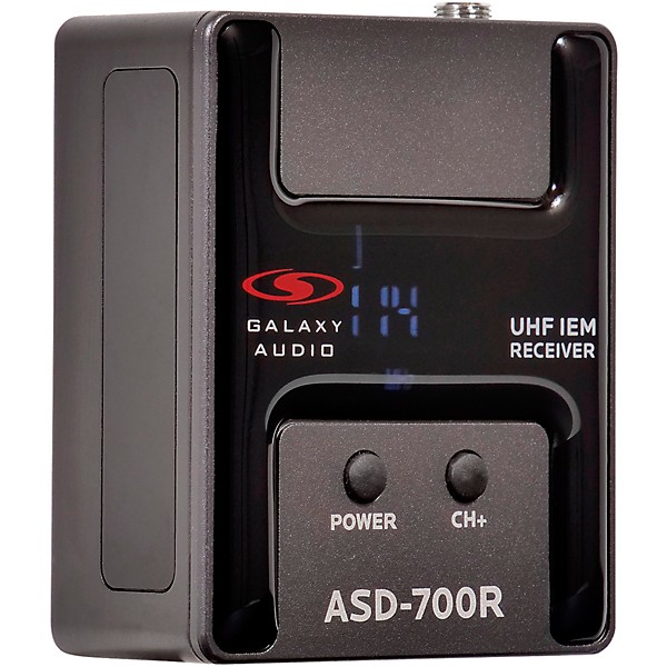 Galaxy Audio ASD-700R Digital UHF IEM Receiver Frequency CODE B6 571-585 MHz