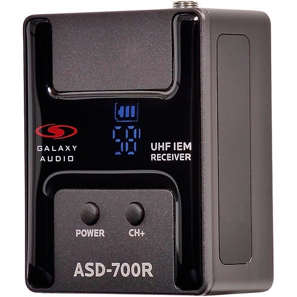 Galaxy Audio ASD-700R Digital UHF IEM Receiver Frequency CODE B6 571-585 MHz