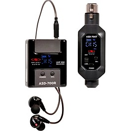 Galaxy Audio ASD-700 Digital 15 Channel UHF Plug & Play Wireless In-Ear Monitor System with EB5 Earbuds Frequency CODE B5 ...