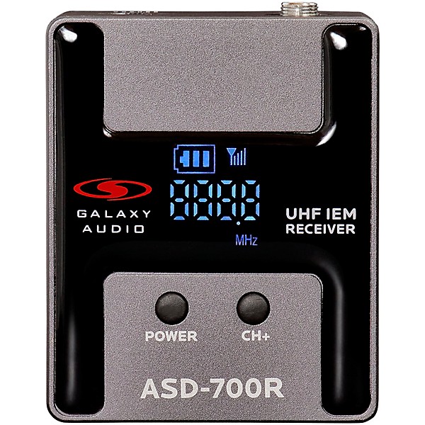 Galaxy Audio ASD-700 Digital 15 Channel UHF Plug & Play Wireless In-Ear Monitor System with EB5 Earbuds Frequency CODE B5 ...