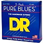 DR Strings Pure Blues Pure Nickel Electric Guitar Strings 3-Pack Medium (10-46) thumbnail