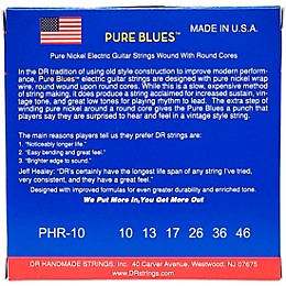 DR Strings Pure Blues Pure Nickel Electric Guitar Strings 3-Pack Medium (10-46)