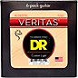 DR Strings VERITAS Uncoated Accurate Core Technology Acoustic Guitar Strings 6-Pack Custom Light (11 - 50) thumbnail